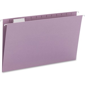 Smead Colored Hanging Folder - 2" Expansion - 1/3 Cut Tab - 8.5" x 14" - Legal - 25 / Box - Lavender