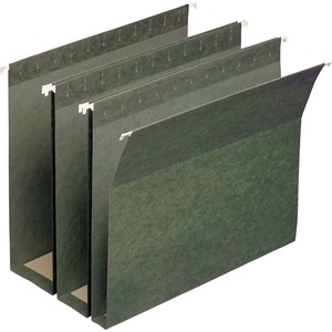 Smead Hanging Box Bottom Folder - 8.5" x 11" - Letter - 25 / Box - Green