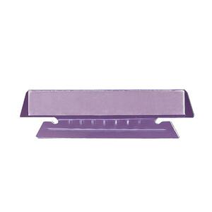 Smead 1/3 Cut Vinyl Hanging Folder Tabs - 3 Tab(s)/Set - 25 / Pack - Clear Tab