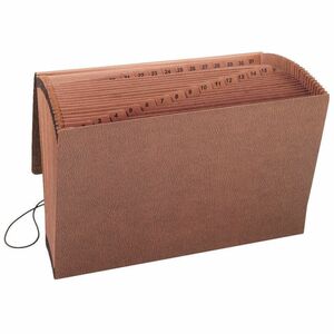 Smead Daily Premium Expanding File - 0.88" Expansion - 15" x 10" - 1 Each - Brown