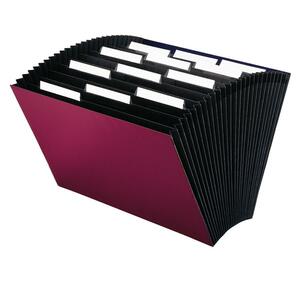 Smead Top Tab Premium Expanding File - 1.75" Expansion - 1/3 Cut Tab - 8.5" x 14" - Legal - 1 Each - Maroon