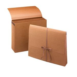 Smead Partition Wallet - 9.5" x 11.75" - 5.25" Expansion - 1250 Sheet x 0.88" Capacity - 1 Each - Red