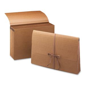 Smead Partition Wallet - 9.5" x 14.75" - 5.25" Expansion - 1250 Sheet x 0.87" Capacity - 1 Each - Red