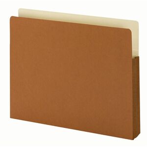 Smead TUFF Pocket Easy-Access Top Tab File Pocket - 9.5" x 11.75" - Straight Tab Cut on Top - 1.75" Expansion - 25 / Box - 12.5pt. - Red