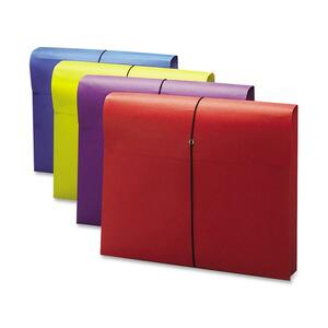Smead Antimicrobial Wallet - Letter - 8.5" x 11" - 2" Expansion - 500 Sheet - 4 / Pack - Assorted