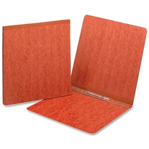 Smead Pressboard Binder - Letter - 8.5" x 8.5" - 2" Capacity - 1 Each - 20pt. - Red