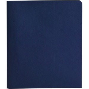 Smead Two Pocket Portfolio - 9.75" x 11.5" - 3 Fastener - 25 / Box - Dark Blue