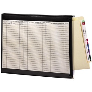 Smead Patient Privacy File - 2" Expansion - 5 / Pack - Black