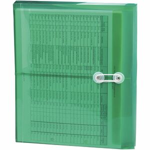 Smead Poly Ultracolor Envelope - Letter - 8.5" x 11" - 1.25" Expansion - 200 Sheet - 5 / Pack - Green