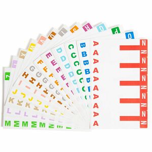 Smead AlphaZ Color Coded NCC Style Label - 5/SheetLabel - Assorted