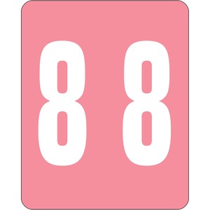Smead AM100RN Color Coded Numeric Label - 250/Roll - 250 Label