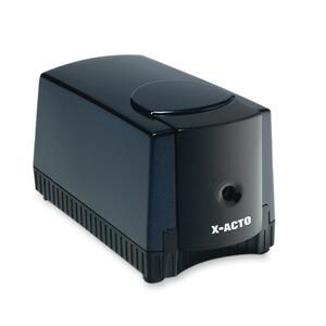 Elmer's Deluxe Electric Pencil Sharpener - Desktop - 1 Hole(s) - 5" x 4" x 10" - Black