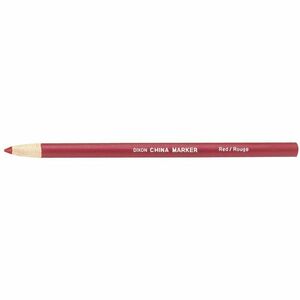 Dixon Phano Non-Toxic China Marker - Crimson Red Lead - Red Barrel - 12 / Dozen