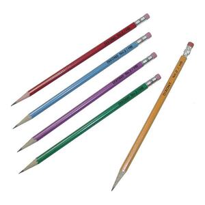 Dixon No. 2 Graphite Core Pencils - #2 Pencil Grade - Assorted Lead - Assorted Barrel - 144 / Box