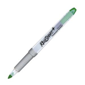 Dixon Redisharp Permanent Non-Toxic Redisharp Marker - Green Ink - Translucent Barrel - 12 / Dozen