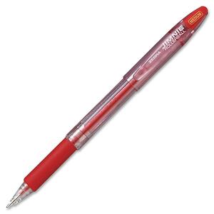 Zebra Pen Jimnie Gel Non-Refillable Rollerball Pen - 0.7 mm Pen Point Size - Red Ink - Translucent Barrel - 1 Dozen