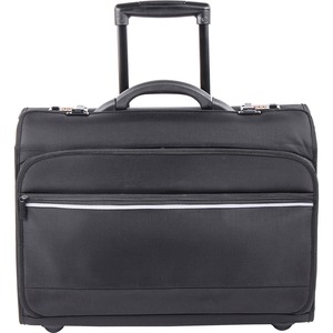 Bond Street Classic Notebook/Catalog Case on Wheels - Top-loading - Black
