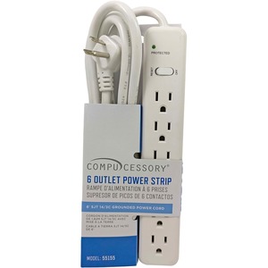 6-Outlet 6' Power Strip - Click Image to Close