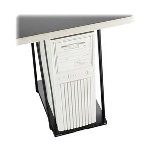 Compucessory Under Desk Swivel CPU Mount - Steel