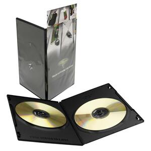 Compucessory Wrap Around DVD Storage Case - Plastic