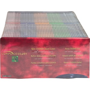Compucessory Thin CD/DVD Jewel Case - 1 CD/DVD