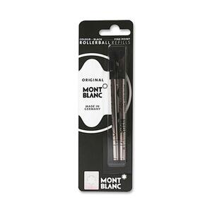 Montblanc Universal Rollerball Pen Refill - Fine Point - Black For Montblanc Ballpoint Pen 2 / Pack