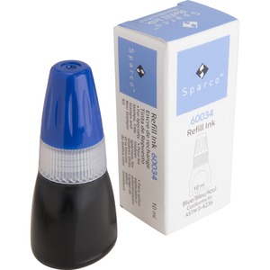 Sparco Stamp Refill Ink - Blue