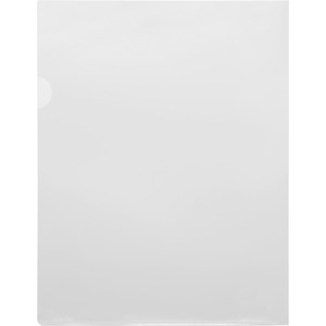 Sparco Transparent File Holder - 8.5" x 11" - Letter - 10 / Pack - Clear