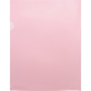 Sparco Transparent File Holder - 8.5" x 11" - Letter - 10 / Pack - Red