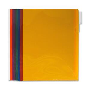 Sparco 8-Tab Poly File Folder - 8.5" x 11" - Letter - 8 / Pack - Assorted