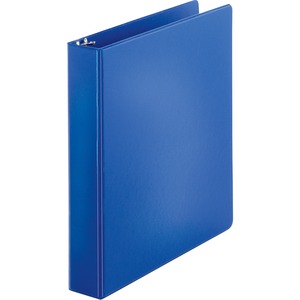 Sparco Round Ring Binder - Letter - 8.5" x 11" - 1.5" Capacity - 1 Each - Dark Blue