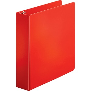 Sparco Vinyl Ring Binder - Letter - 8.5" x 11" - 2" Capacity - 1 Each - Red
