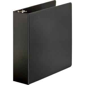 Sparco Vinyl Ring Binder - Letter - 8.5" x 11" - 3" Capacity - 1 Each - Black
