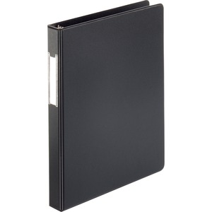 Sparco Vinyl Ring Binder - Letter - 8.5" x 11" - 1" Capacity - 1 Each - Black