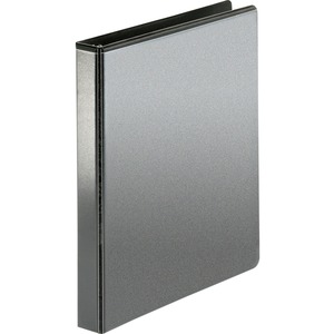 Sparco Deluxe Slant Ring View Binder - Letter - 8.5" x 11" - 1" Capacity - 1 Each - Black