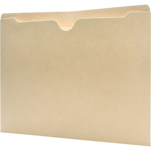 Sparco Manila Vertical Filing Pockets - 11.75" x 9.5" - 100 / Box - Manila