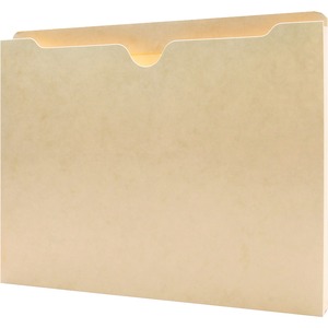 Sparco Flat File Pocket - 9.5" x 11.75" - 1" Expansion - 1" Capacity - 50 / Box - Manila