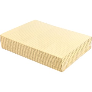 Sparco Ruled Memorandum Pads - 50 Sheet(s) - 16lb - Wide Ruled - Letter 8.5" x 11" - 12 / Pack - Canary