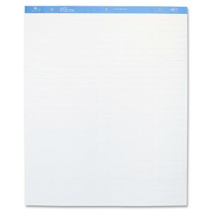 Sparco Ruled Easel Pads - 40 Sheet(s) - 15lb - Ruled - 27" x 34" - 4 / Carton - White