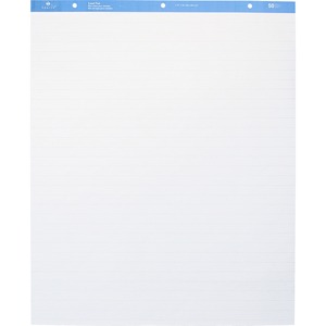 Sparco Ruled Easel Pads - 50 Sheet(s) - 15lb - Ruled - 27" x 34" - 2 / Carton - White