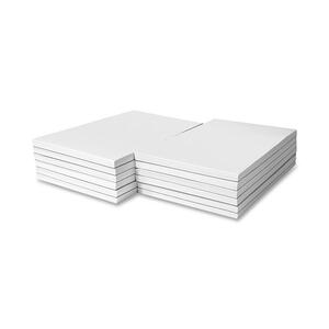 Sparco Plain Memorandum Pads - 100 Sheet(s) - 16lb - Jr.Legal 5" x 8" - 12 / Pack - White