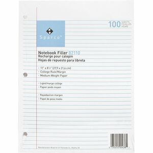 Notebook Filler Paper - Letter