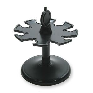 Sparco Rubber Stamp Rack - Steel - Black, Chrome