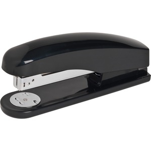 Sparco Full-strip Desktop Stapler - Desktop Stapler - 20 Sheets Capacity - 210 Staple Capacity - 1/4" Staple Size - Black