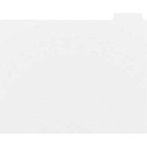 Sparco Print On Tab Divider - 5 x Tab Print-on - 8.5" x 11" - 50 / Box - White Divider - White Tab