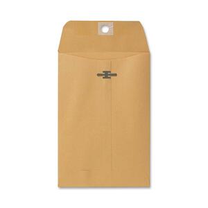 Sparco Heavy-Duty Clasp Envelope - #25 (4.62" x 6.75") - 28lb - Gummed - 100 / Box - Kraft