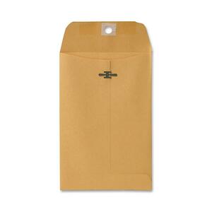 Sparco Heavy-Duty Clasp Envelope - #35 (5" x 7.5") - 28lb - Gummed - 100 / Box - Kraft