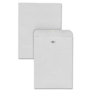 Sparco Clasp Envelope - #97 (10" x 13") - 28lb - Clasp - 100 / Box - Gray