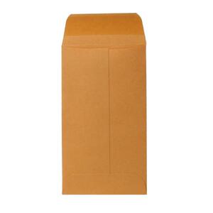 Sparco Kraft Coin Envelope - 3.12" x 5.5" - 28lb - Gummed - Kraft - 500 / Box - Brown