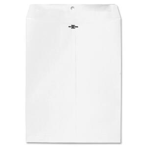 Sparco Heavy-Duty Clasp Envelope - #97 (10" x 13") - 28lb - Gummed - 100 / Box - White